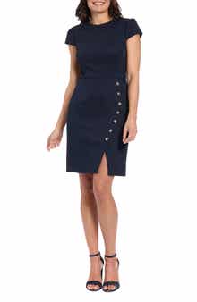 London Times Diamond Knit Dress