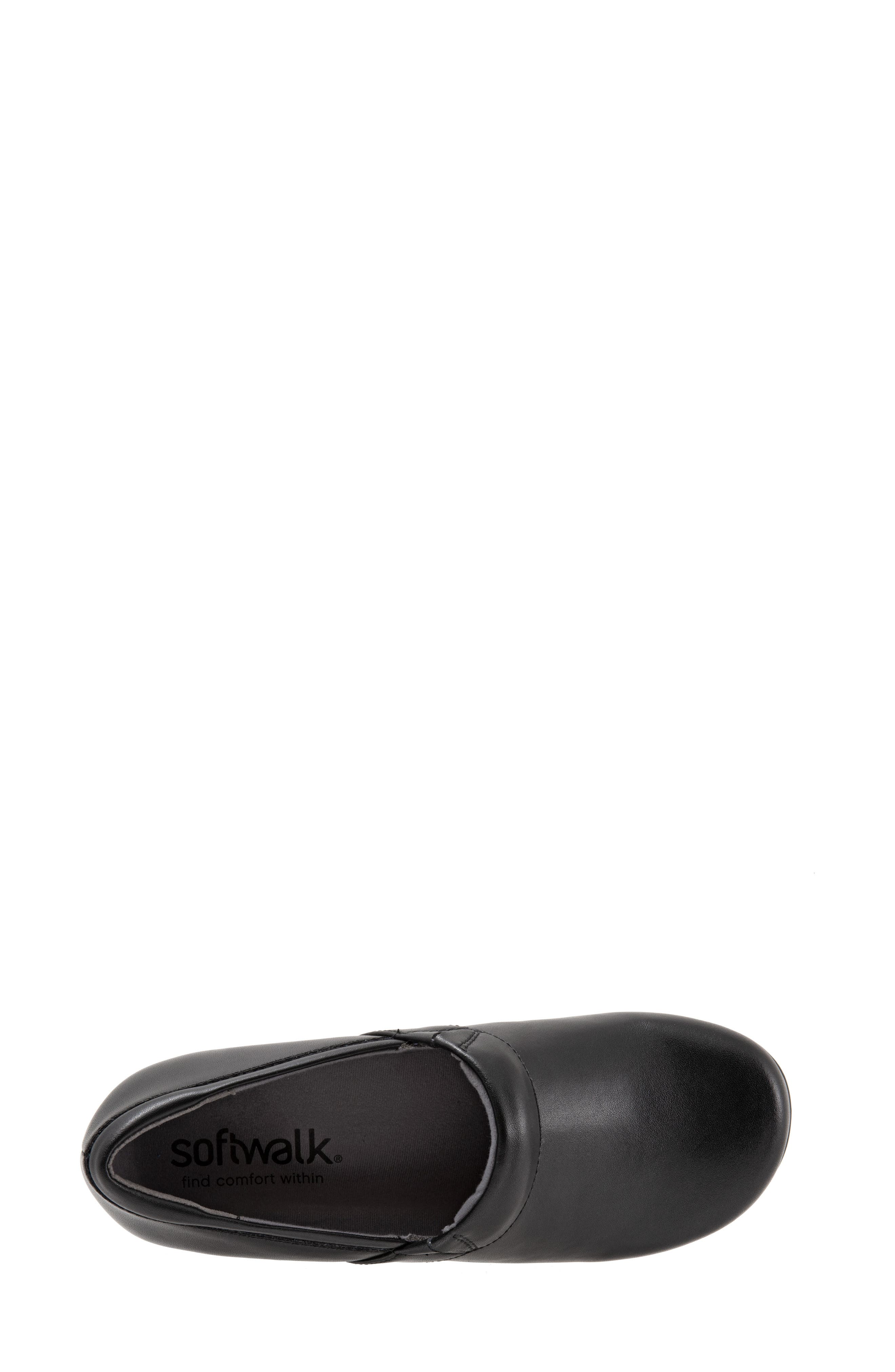 SoftWalk<sup>®</sup> Meredith Sport Clog, Alternate, color, Black Leather