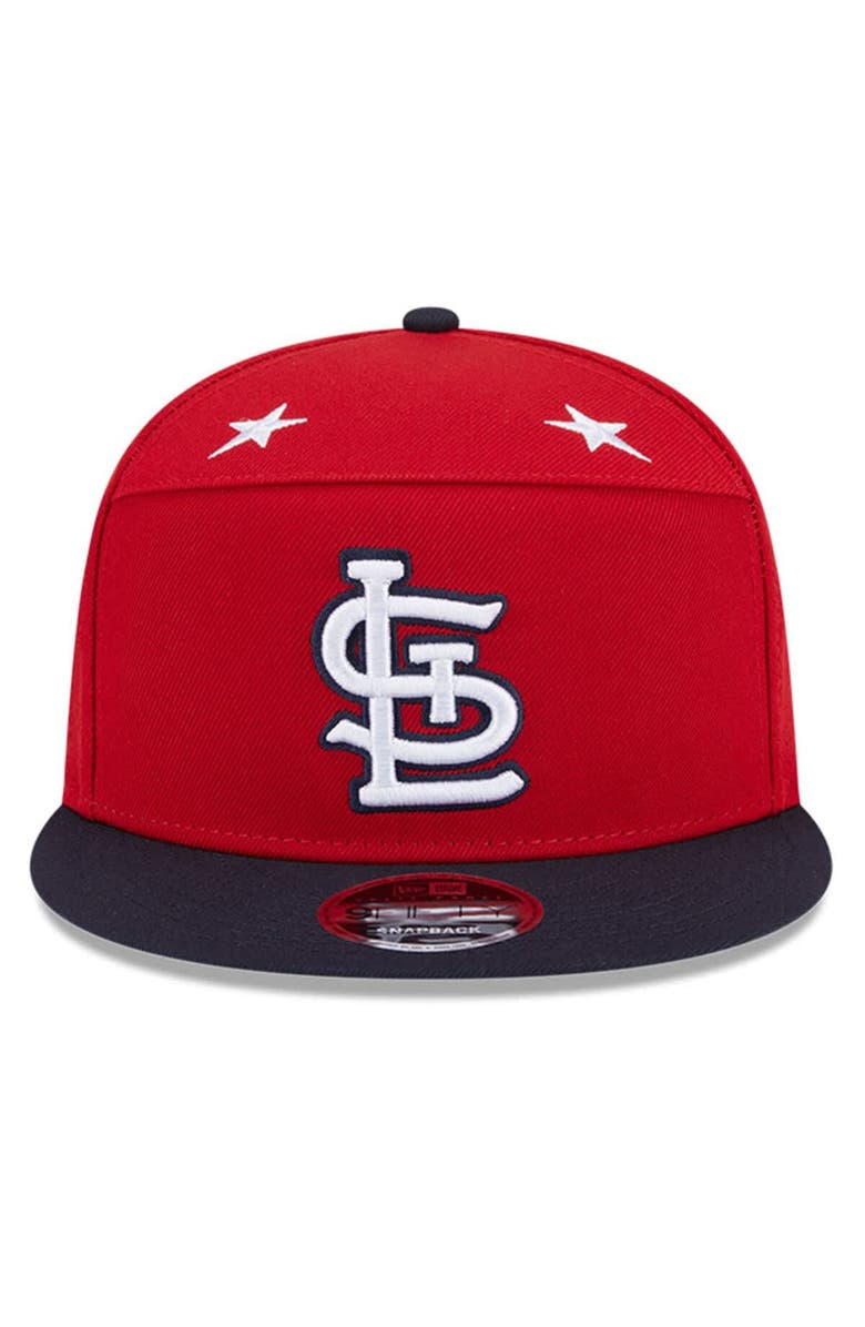 New Era Men's New Era Red/Navy  St. Louis Cardinals 2025 MLB All-Star Game Side Patch 9FIFTY Snapback Hat, Alternate, color, Red