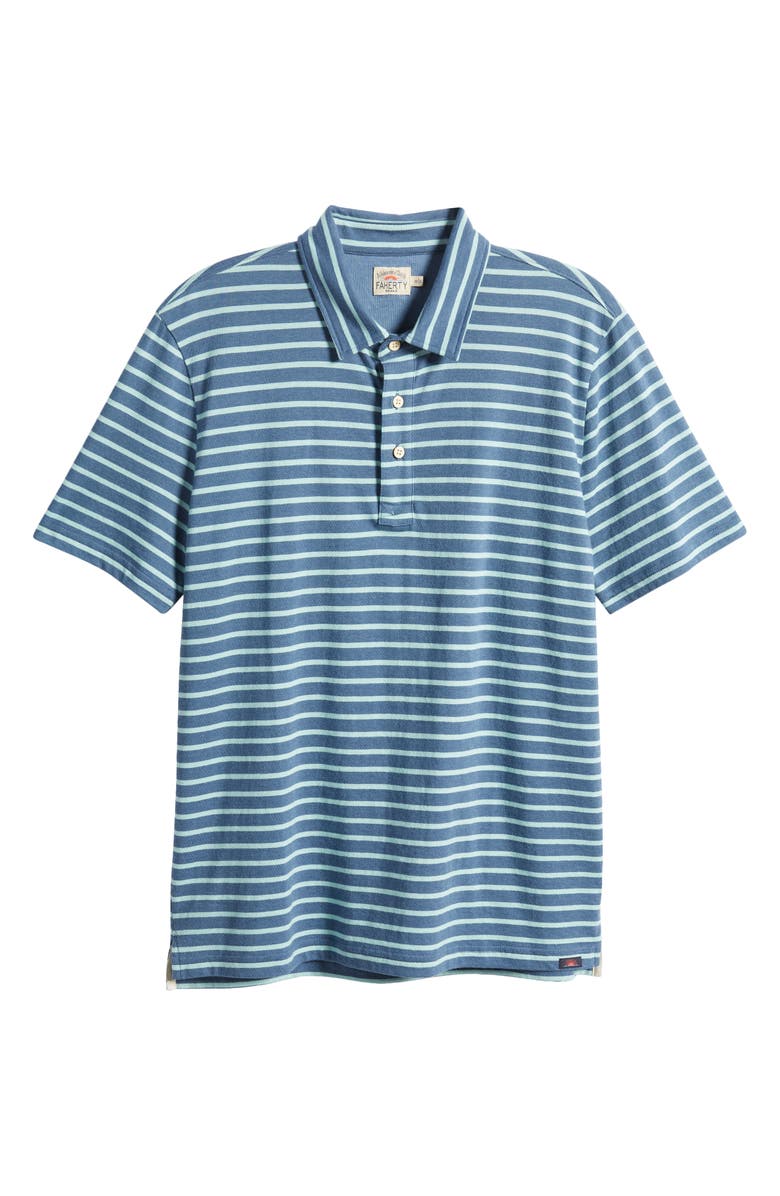 Faherty Retreat Stripe Polo, Alternate, color,