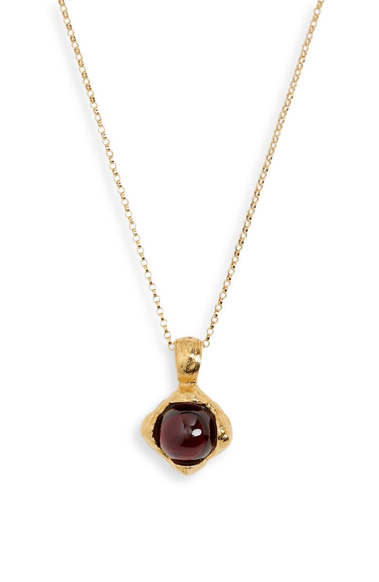 Alighieri The Spark of Desire Garnet Pendant Necklace, Main, color,