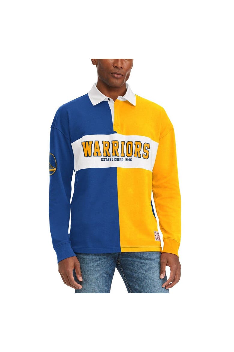 Men's Tommy Jeans Royal/Yellow Golden State Warriors Ronnie Rugby Long Sleeve T-Shirt, Main, color, Royal