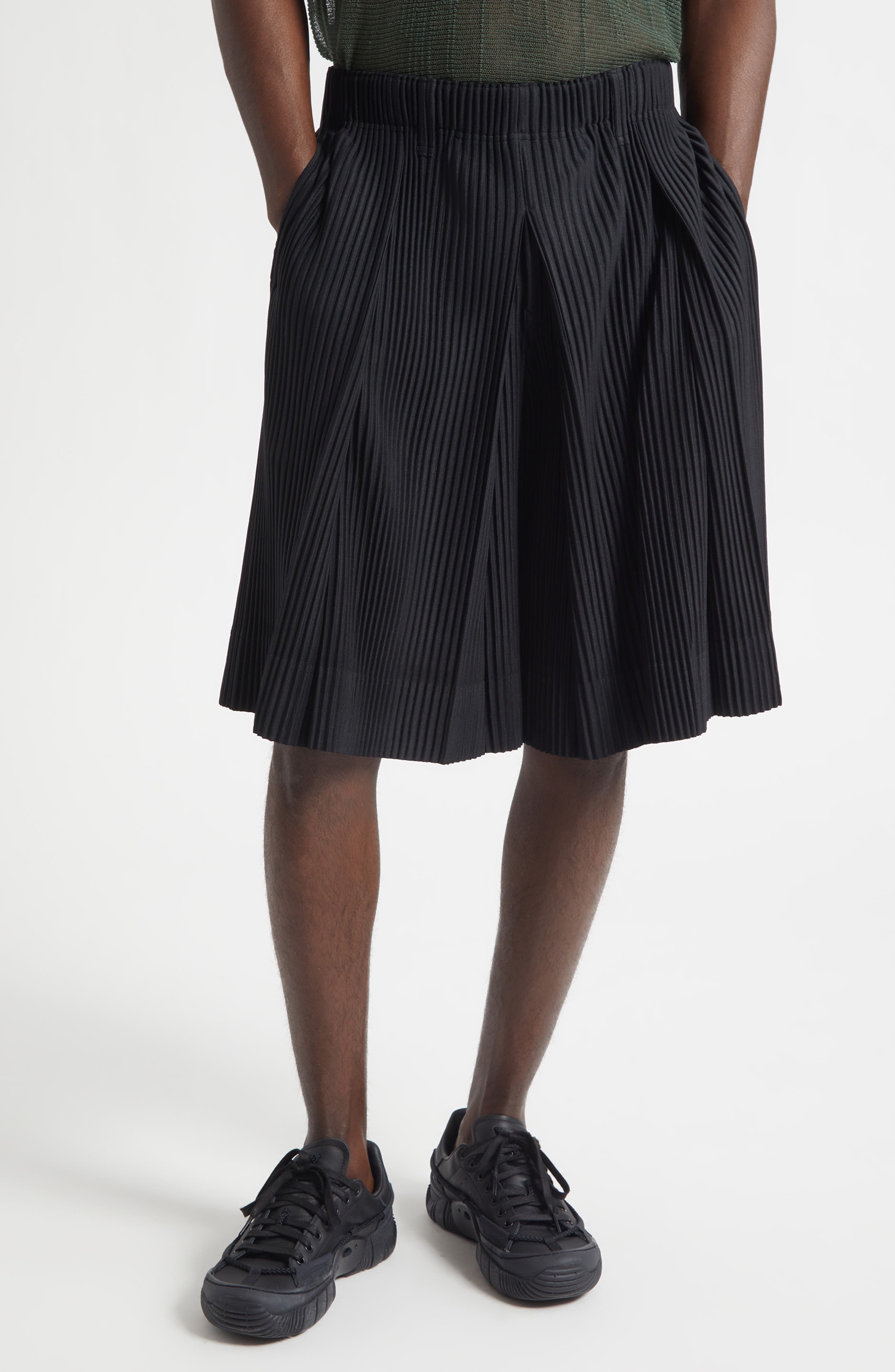 Homme Plissé Issey Miyake Tailored Pleats 2 Shorts (Men) | Nordstrom