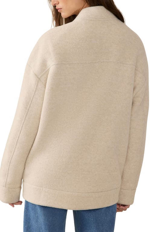 Faherty Pacific Knit Jacket In Brown