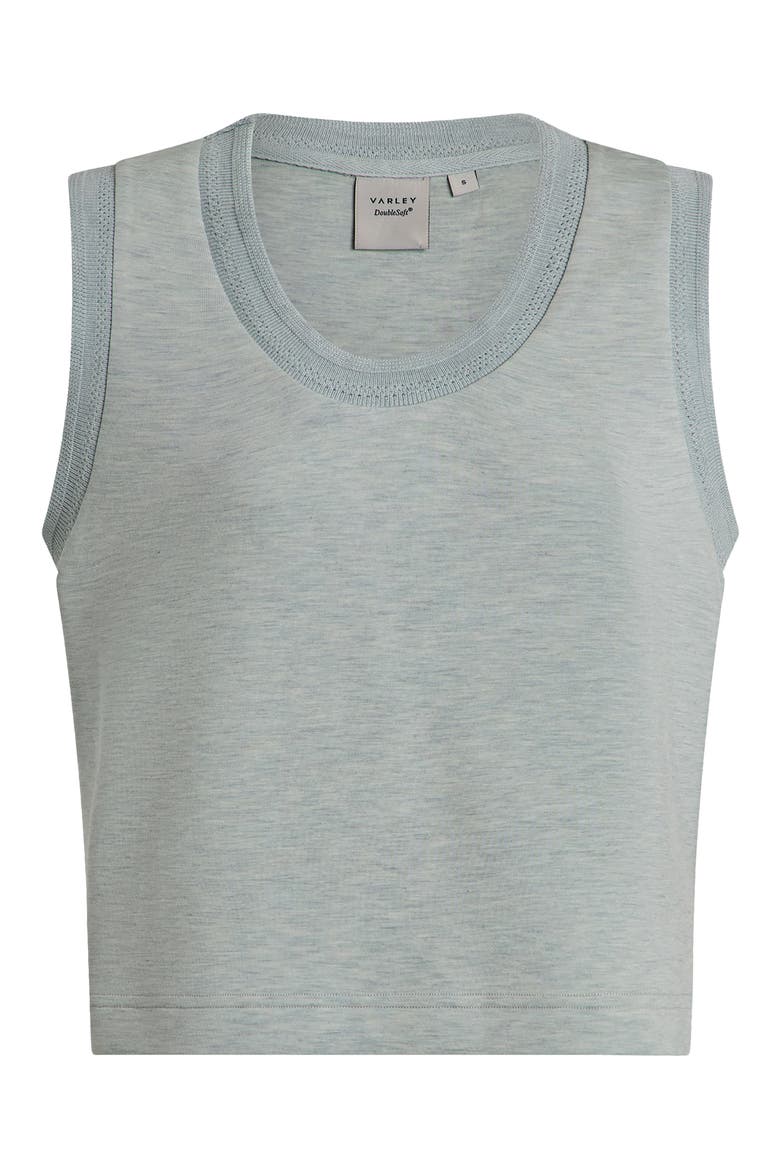 Cambrie Scoop Neck Tank, Alternate, color, MINT GREEN MARL