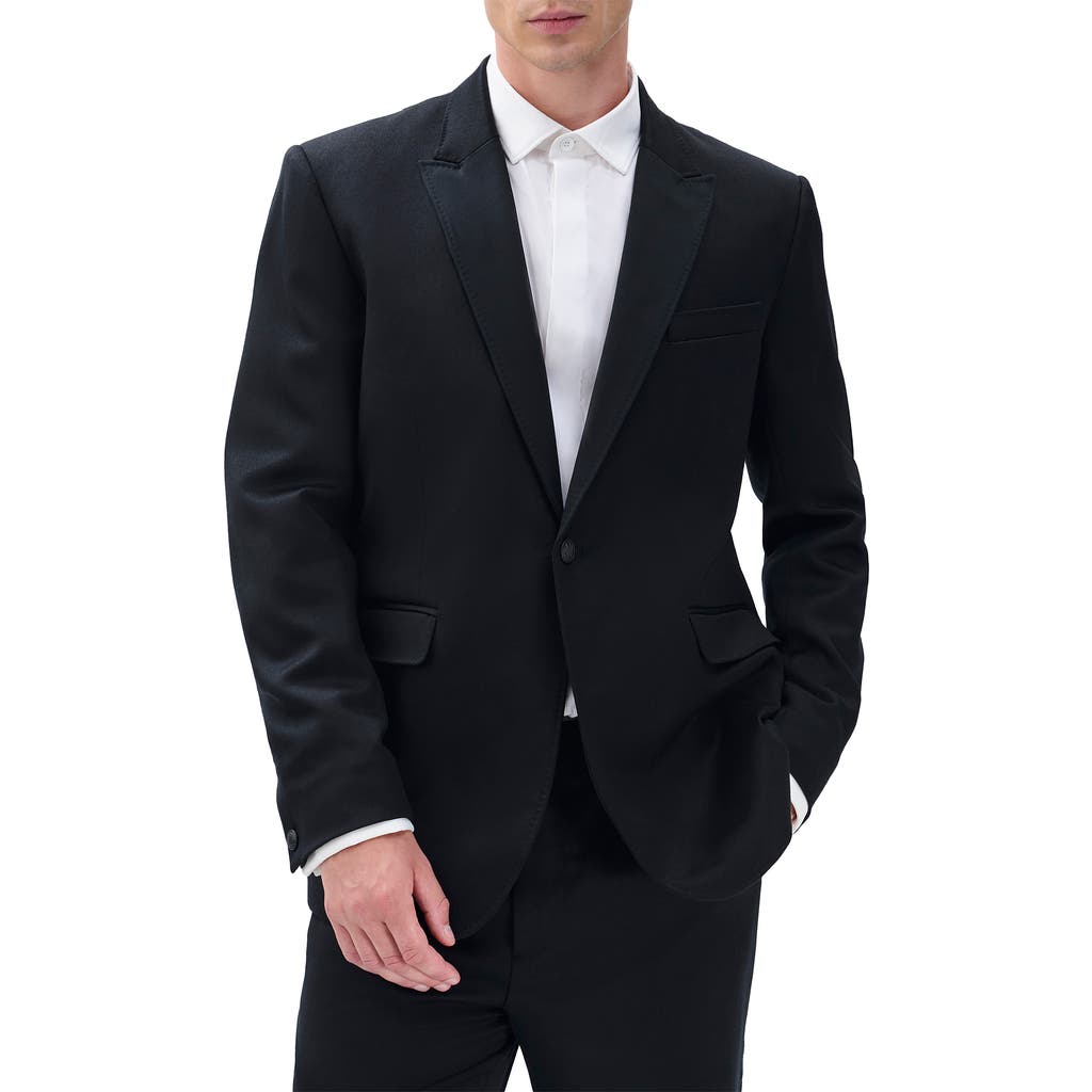Rag & Bone Butler Wool Tuxedo Blazer In Black