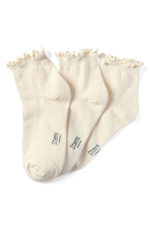 Everyday Classics Ruffle 3-Pack Crew Socks