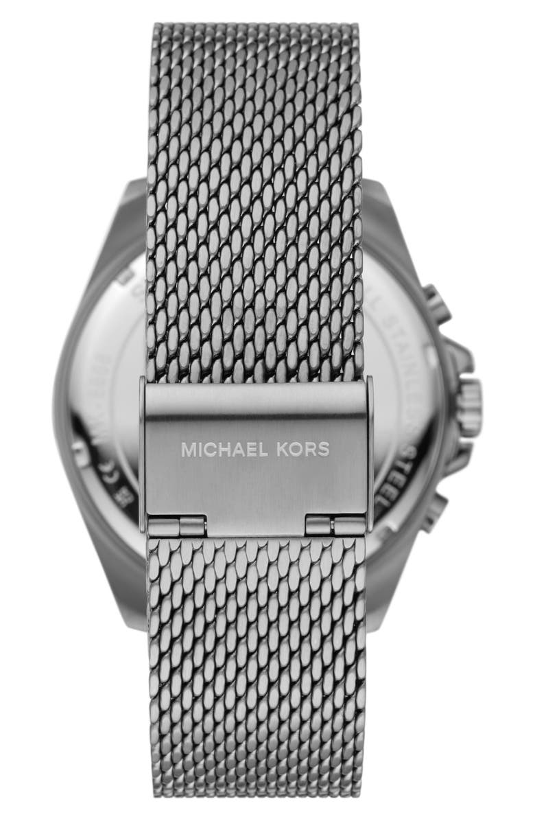 Michael Kors MICHAEL Michael Kors Brecken Chronograph Mesh Strap Watch, 45mm, Alternate, color, 