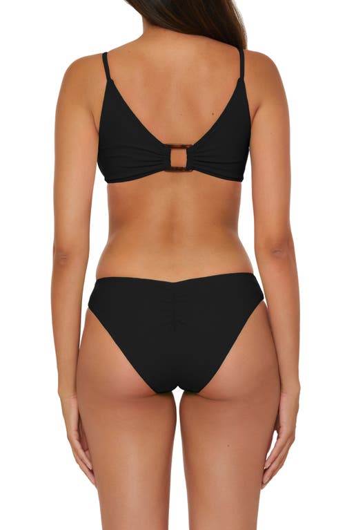 Becca Modern Edge Hipster Bikini Bottoms In Black