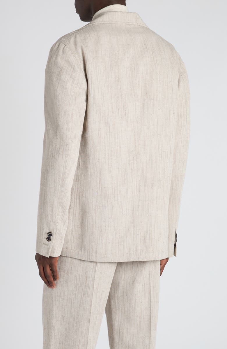 Bottega Veneta Textured Sport Coat, Alternate, color, 2674 Grey Putty