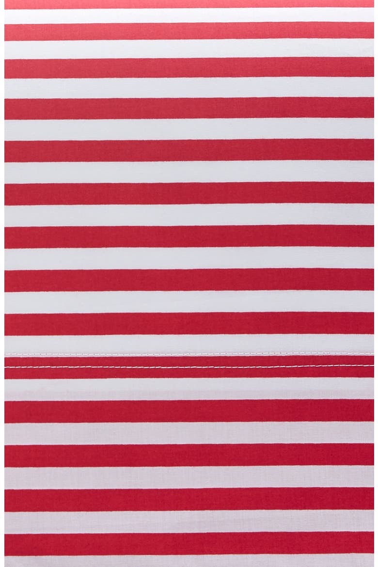 Ajo 200 Thread Count Cotton Sheet Set, Alternate, color, RED