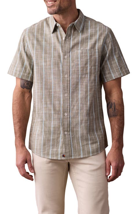 Freshwater Short Sleeve Button-Up Shirt