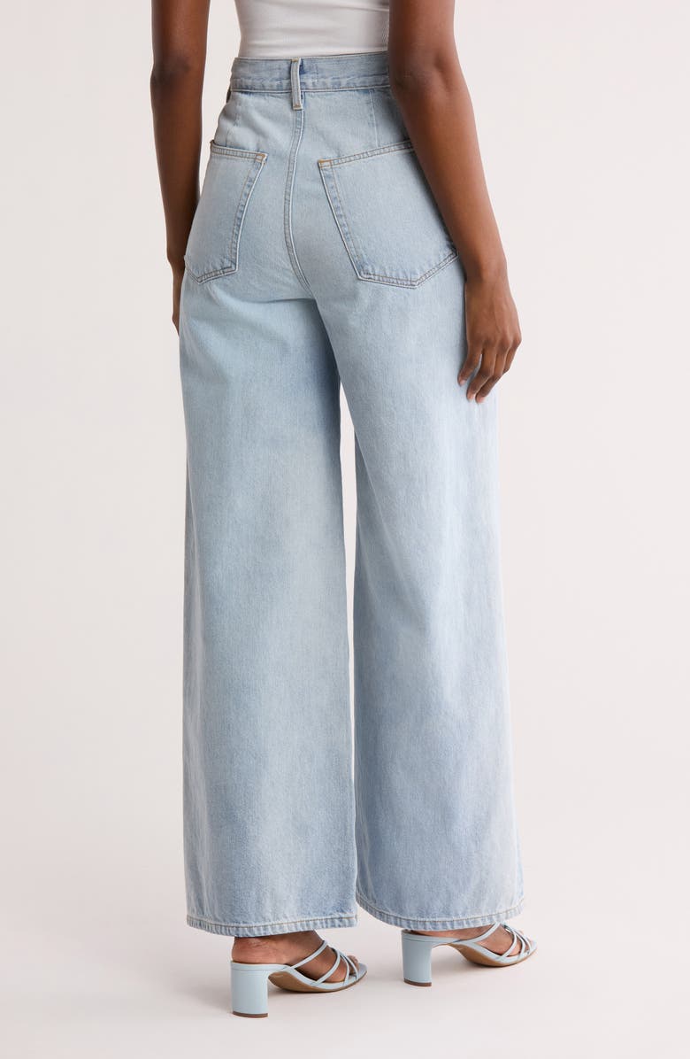 ÉTICA Marley Ultra High Waist Barrel Jeans, Alternate, color, Seaford