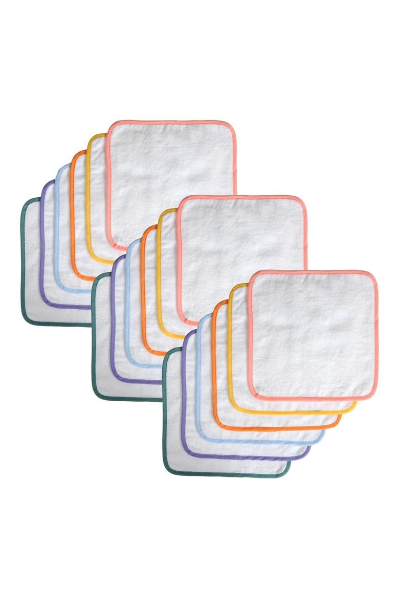 Soft Blend Washcloths - Set of 18, Main, color, White