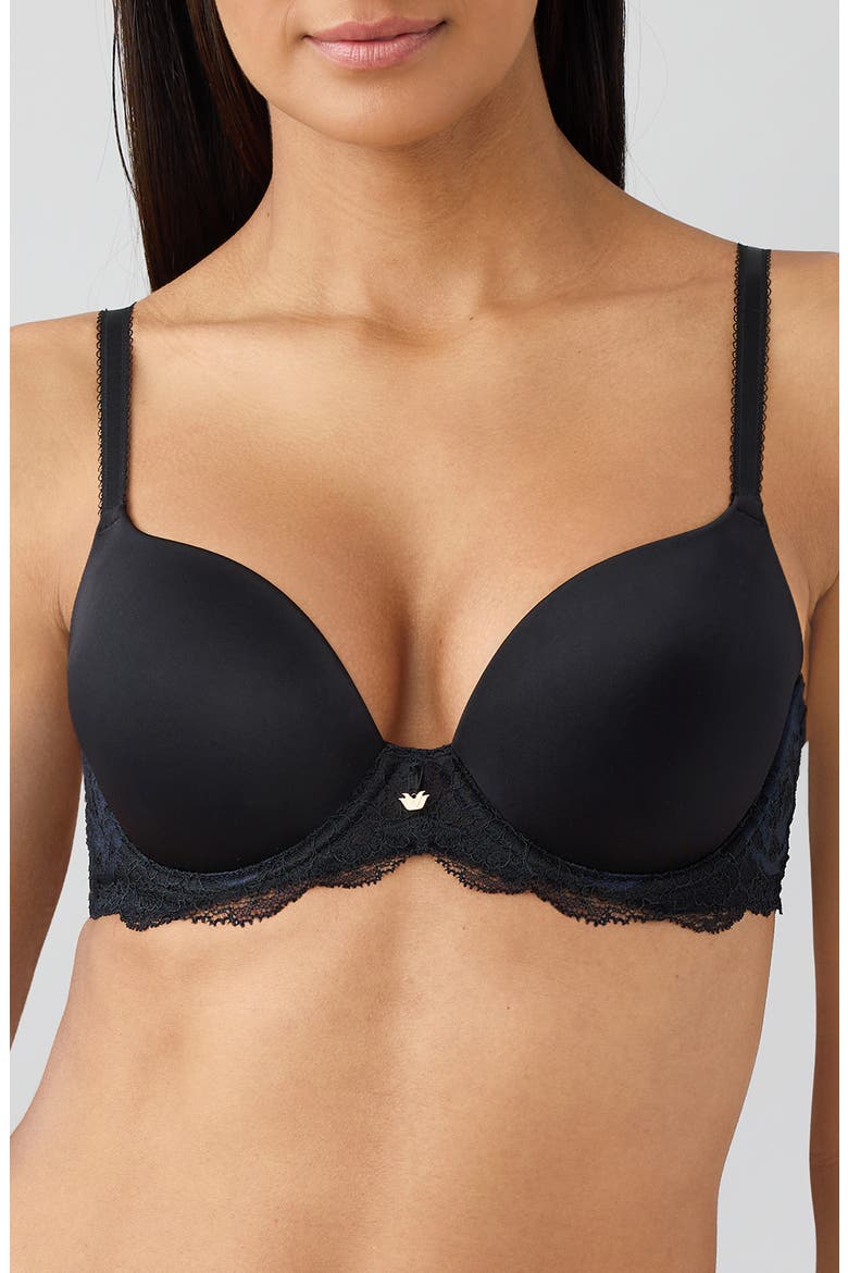 Modern Affair Underwire T-Shirt Bra, Main, color, NIGHT SKY/ BLACK