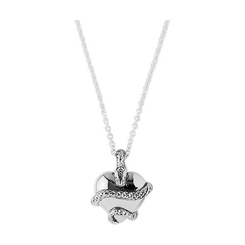 Astor & Orion Women's Silver Wise Heart Charm Necklace In Silver