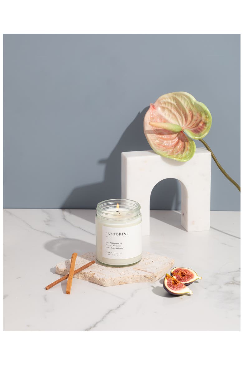 Santorini Jar Candle, Alternate, color, WHITE