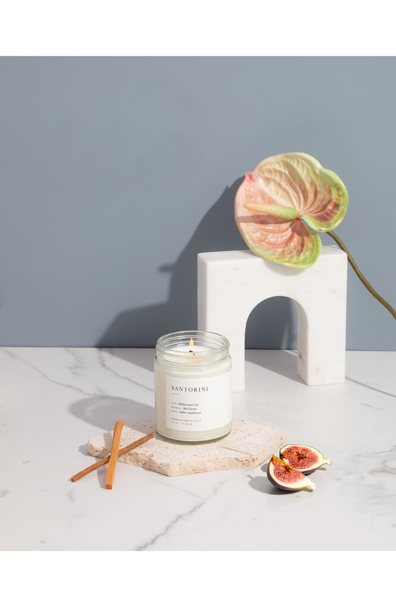 BROOKLYN CANDLE STUDIO Santorini Jar Candle, Alternate, color, 