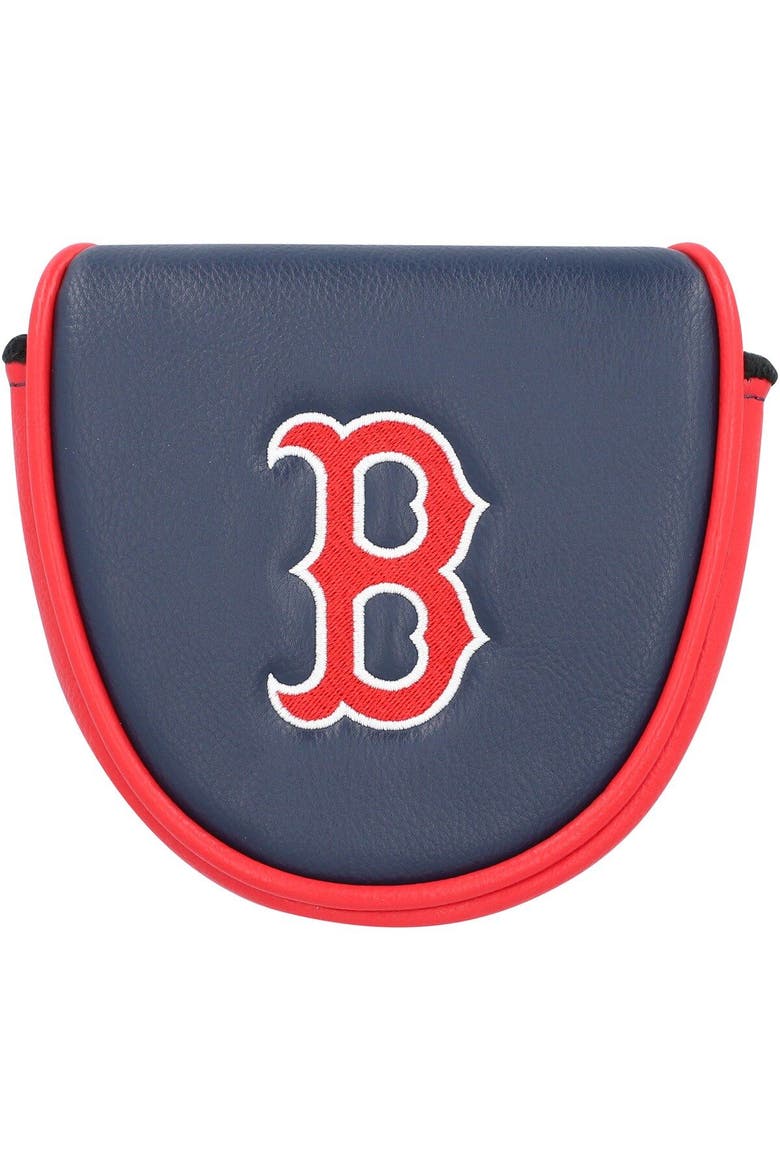Boston Red Sox Track Mallet Putter Cover, Main, color, Navy