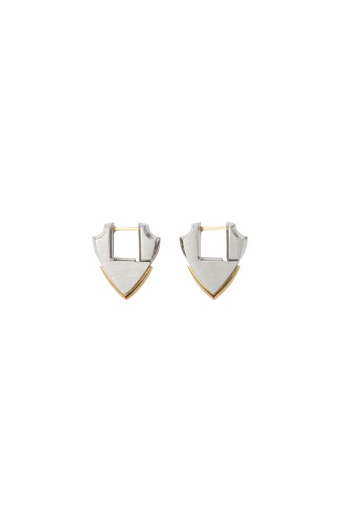 Small Shield Earrings
