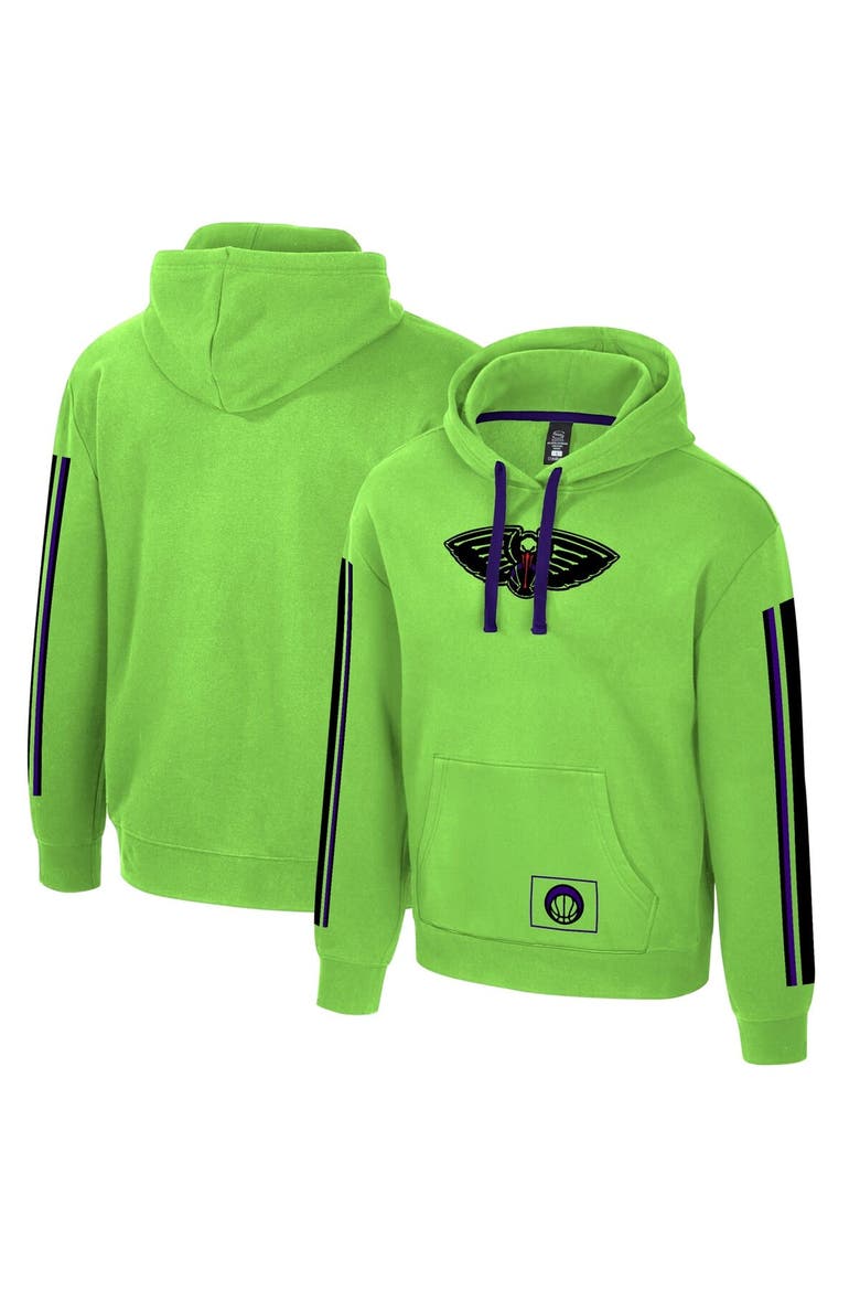 Unisex Stadium Essentials  Neon Green New Orleans Pelicans 2025/26 City Edition City Star Hoodie, Main, color, Neon Green