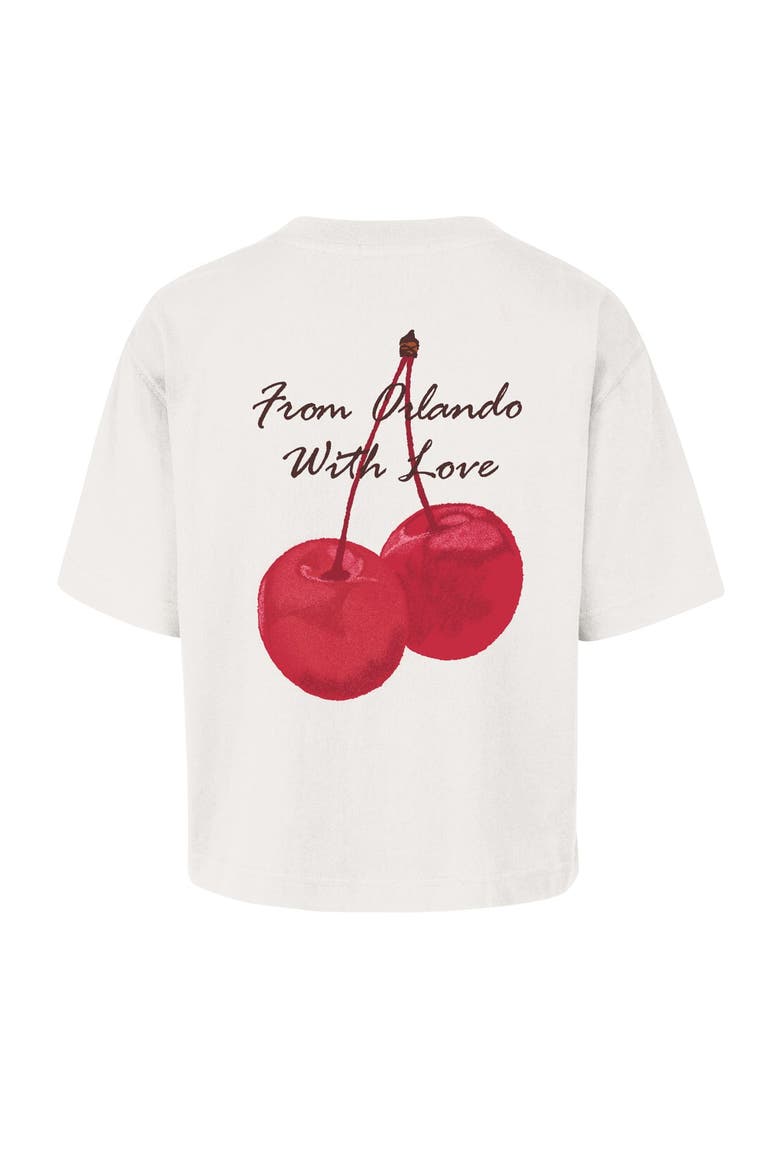 Women's '47  Cream Orlando Magic Love Letter Reed City T-Shirt, Alternate, color, Cream