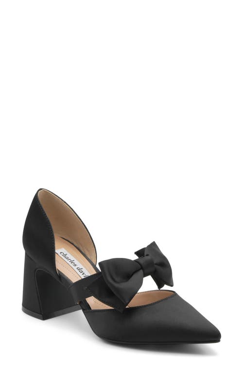 Charles David Andre Pointed Toe Pump In Black