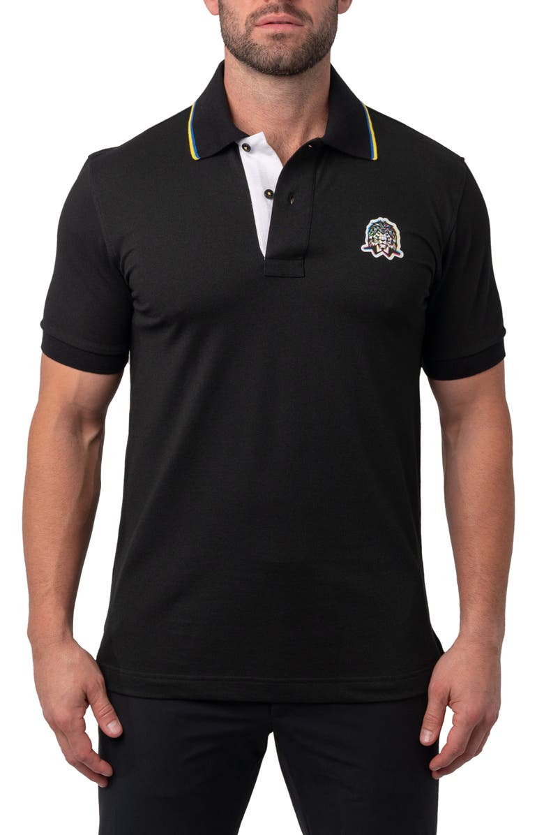 Maceoo Mozarttwotip Button-Down Polo, Main, color,