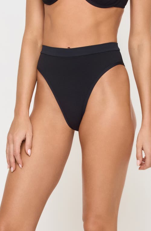 L*space Lspace X Anthropologie Frenchi Bitsy Bikini Bottoms In Black