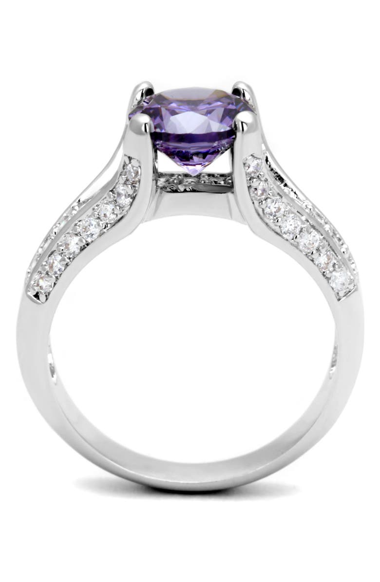 Covet CZ Engagement Ring, Alternate, color, 