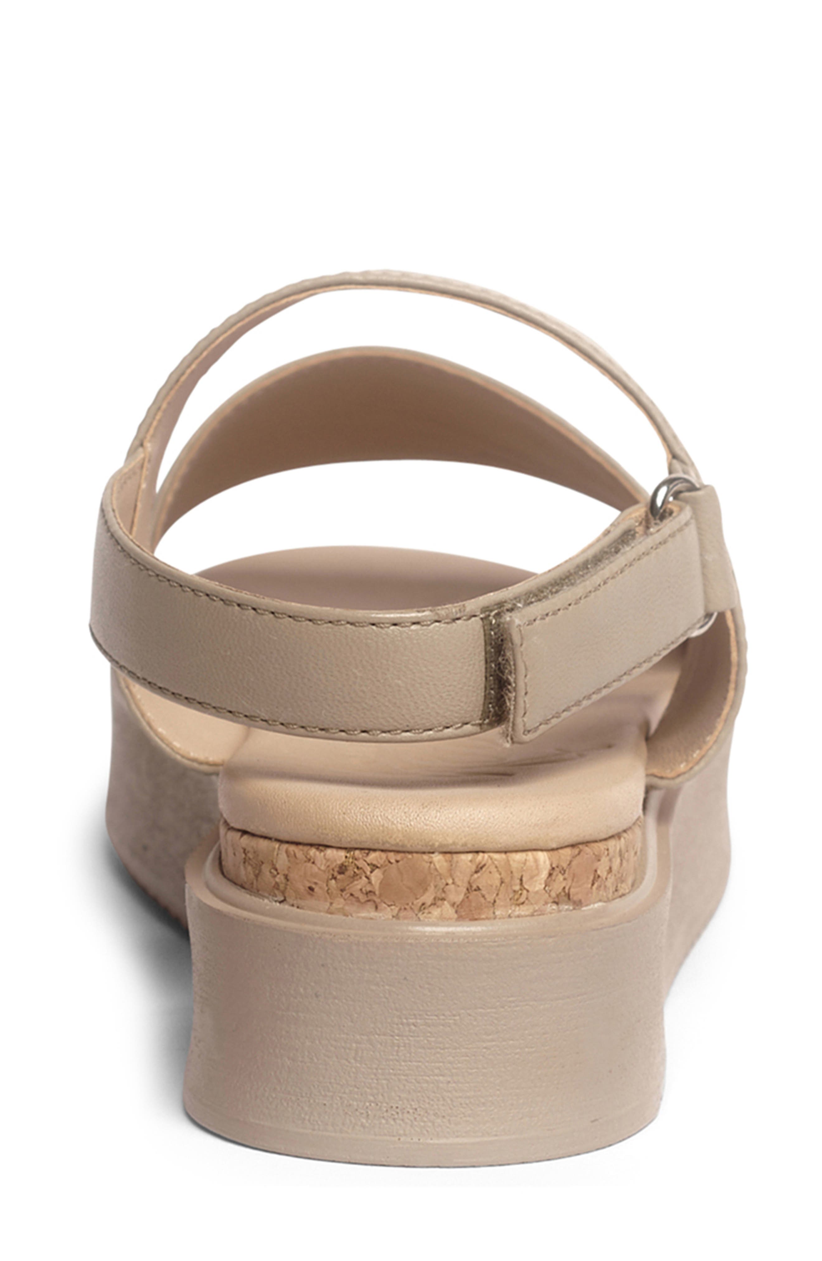 Anthony Veer Maja Slingback Platform Sandal, Alternate, color, Taupe