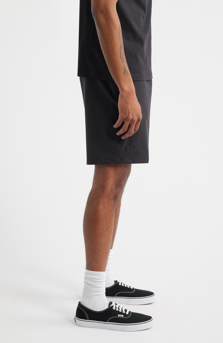 Vans Outline Hybrid Shorts, Alternate, color, Black