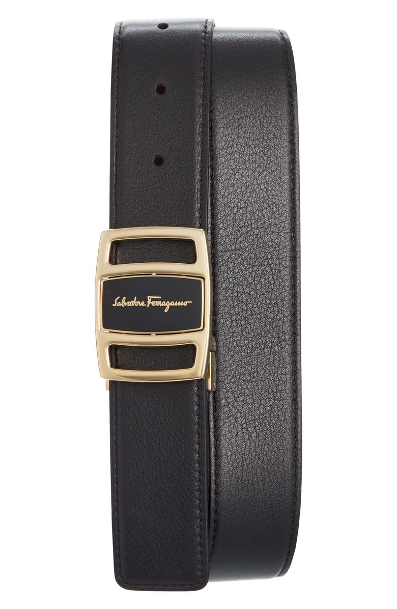 FERRAGAMO Salvatore Ferragamo Reversible Leather Belt, Main, color, 