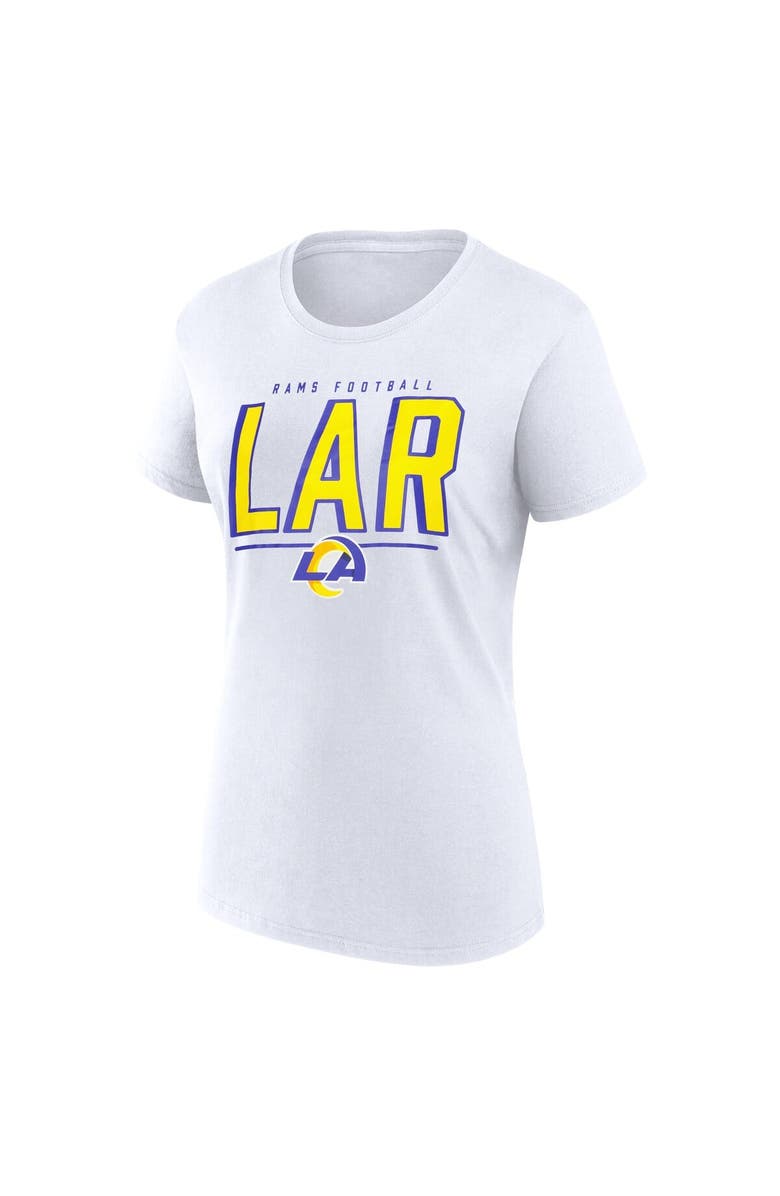 FANATICS Women's Fanatics White Los Angeles Rams Cheerleader T-Shirt, Alternate, color, White