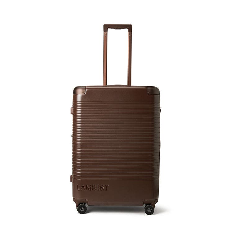 Lambert Milan - Medium Checked Luggage, Alternate, color, Chocolate