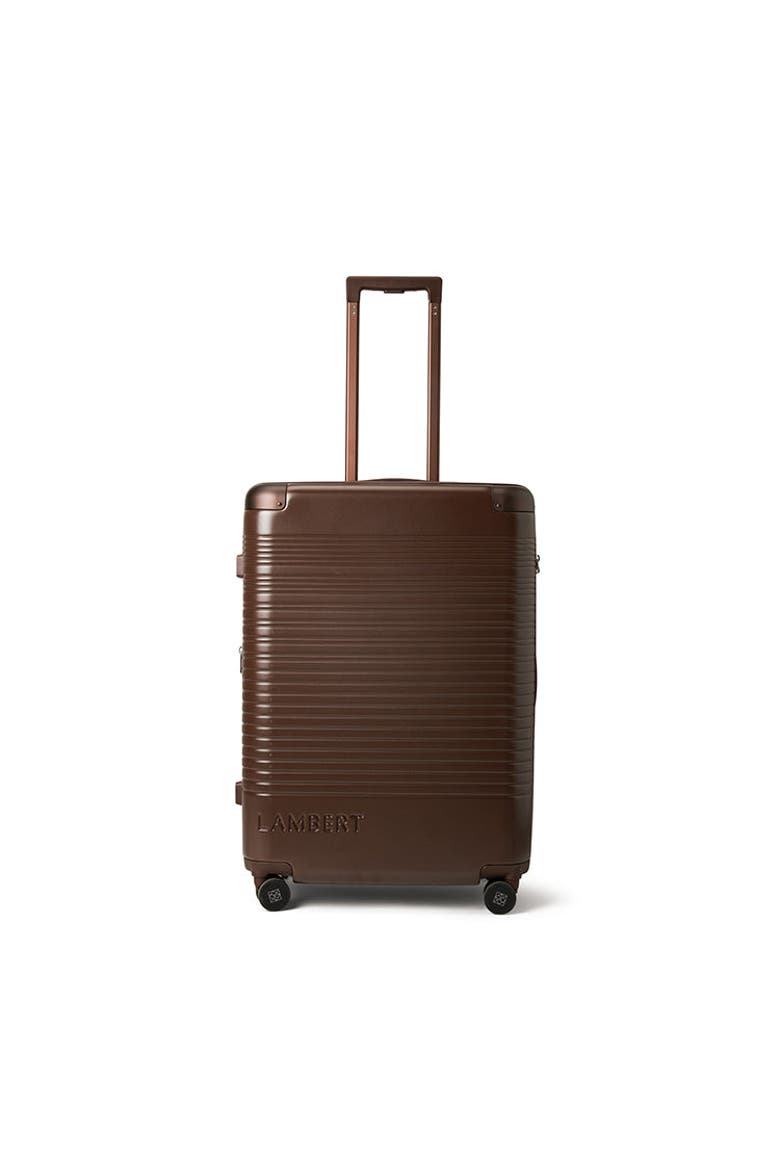 Milan - Medium Checked Luggage, Alternate, color, Chocolate