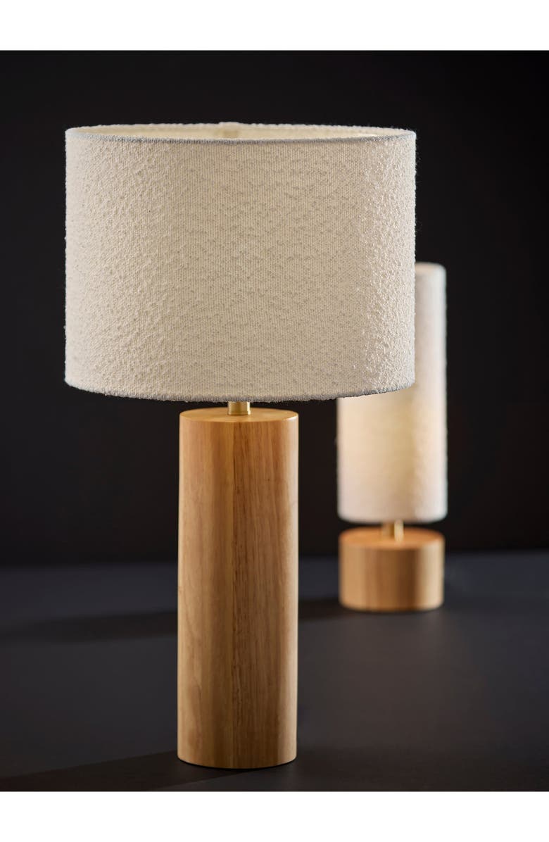 ADESSO LIGHTING Brayden Table Lantern, Alternate, color, Natural Wood
