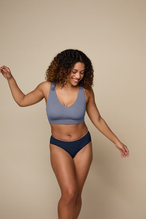 Harper Wilde Bliss Bralette In Steel