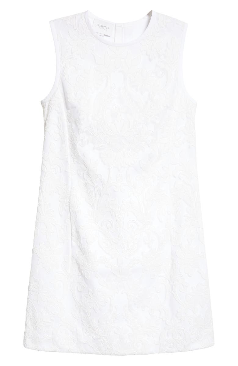 Giambattista Valli Floral Lace Shift Minidress, Alternate, color, White