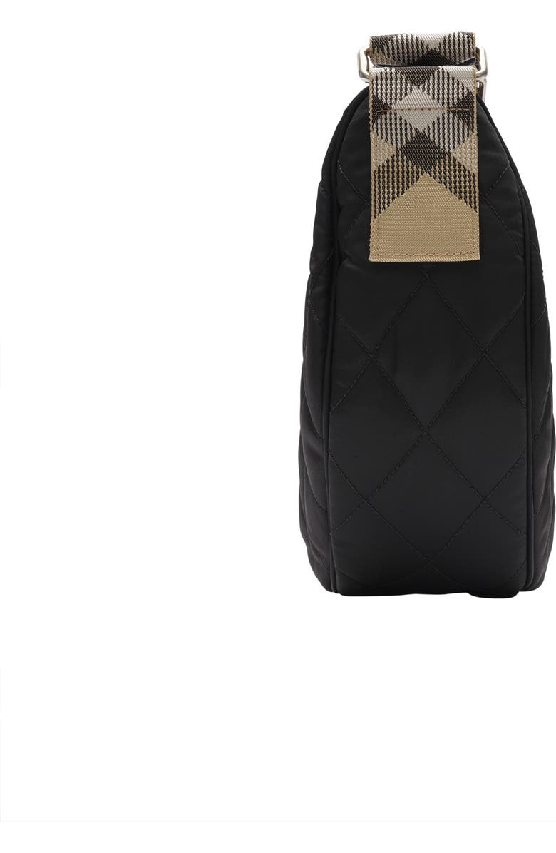 Burberry Large Horseshoe Crossbody Bag, Alternate, color, Black