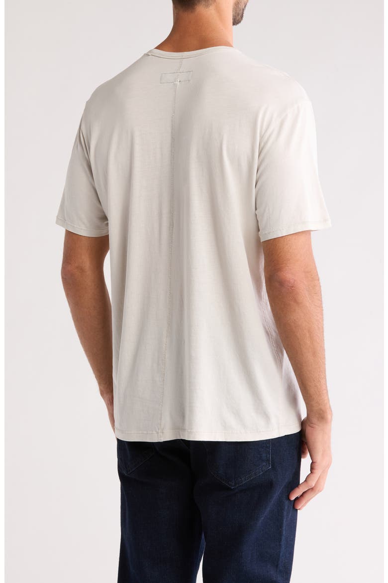 Crewneck Cotton Blend T-Shirt, Alternate, color, LUNAROCK