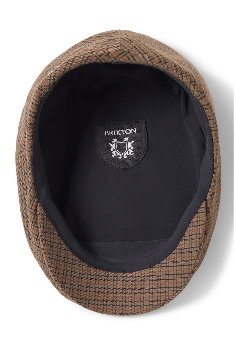 Hooligan Herringbone Driving Cap, Alternate, color, GREY/ BROWN/ GOLD