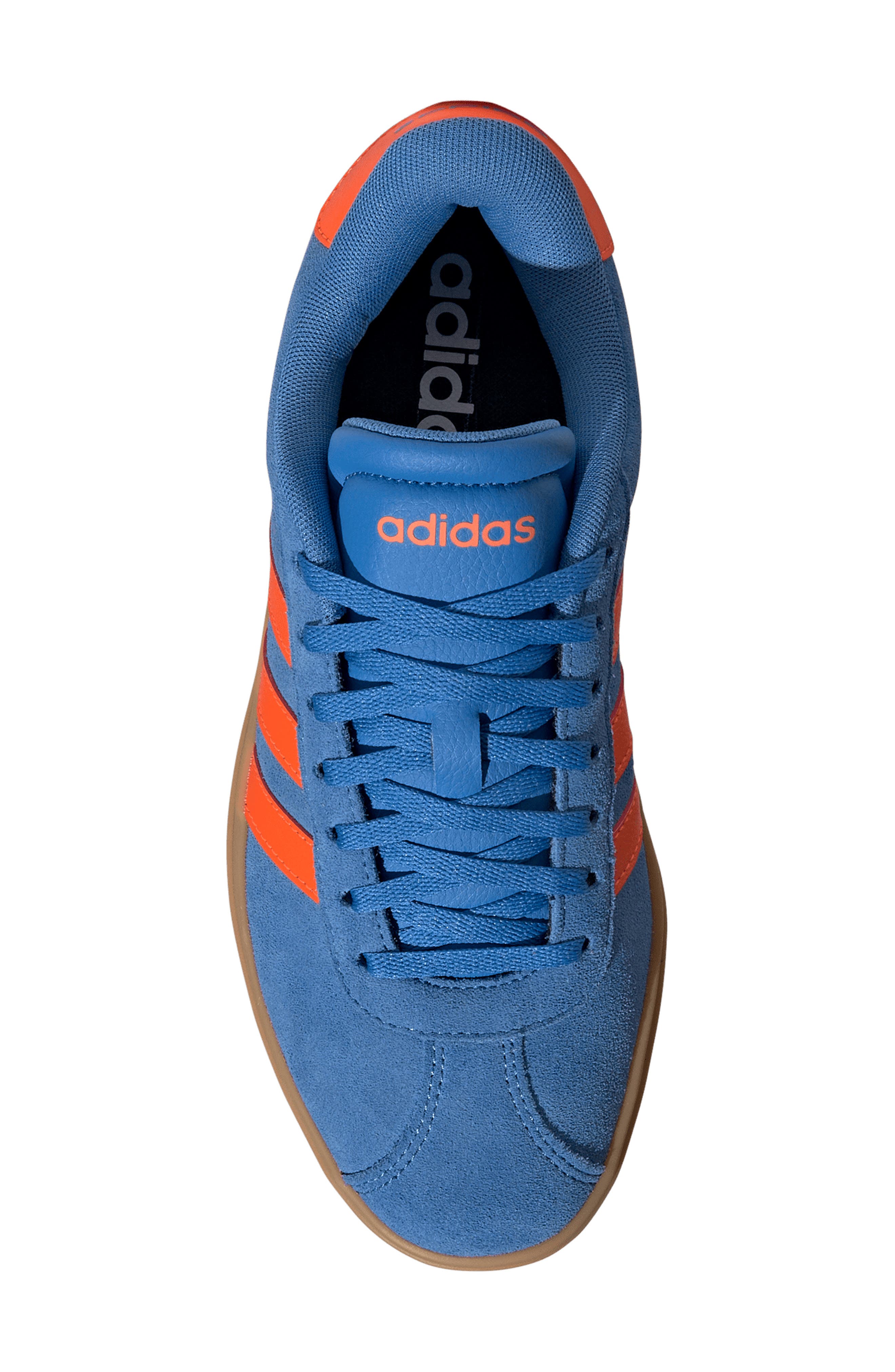 VL Court Bold Sneaker, Alternate, color, RAY BLUE/ IMPACT ORANGE/ GUM