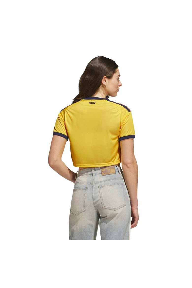Women's adidas Yellow Club America 2026/27 Home Cropped Replica Jersey, Alternate, color, Yellow