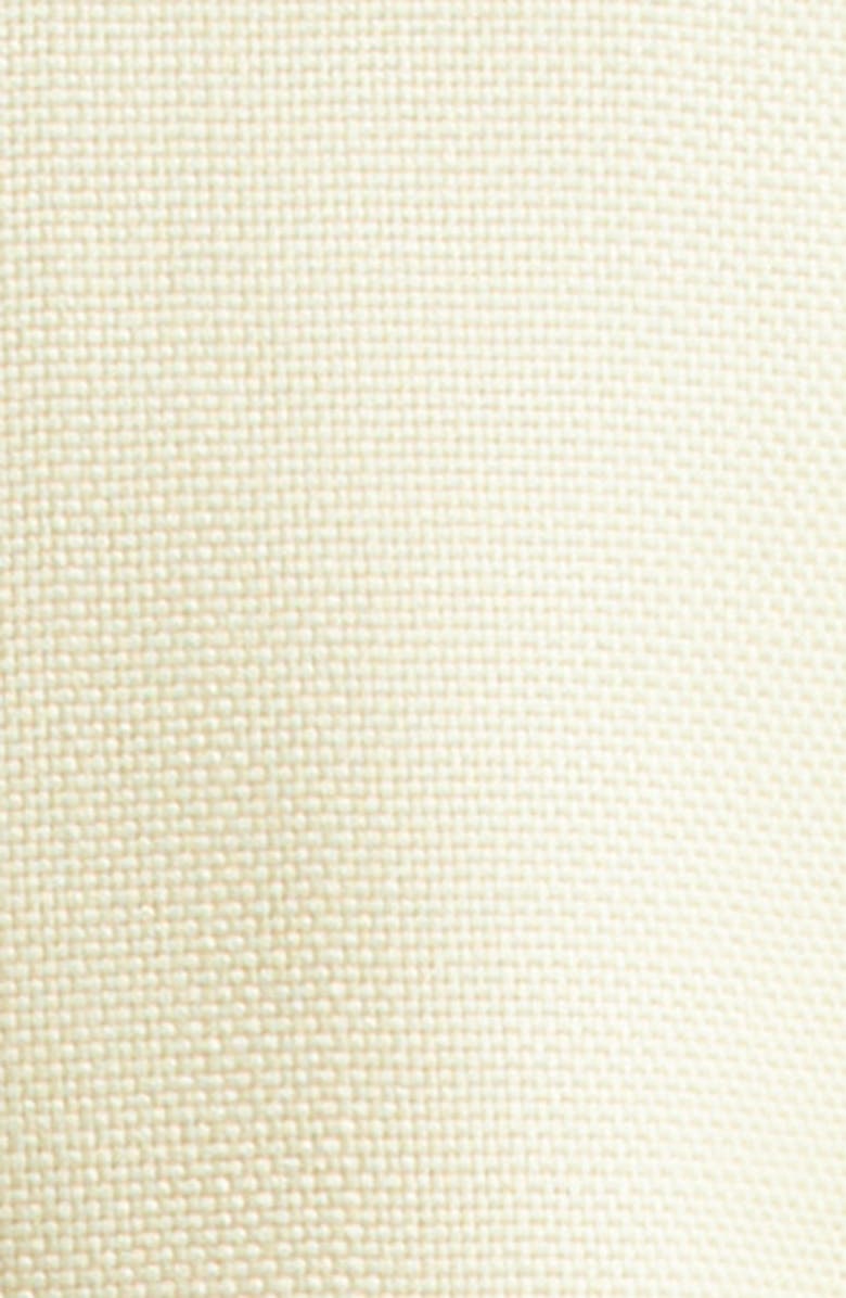 Balmain Pleated Basket Weave Skirt, Alternate, color, 1Gd Pale Yellow