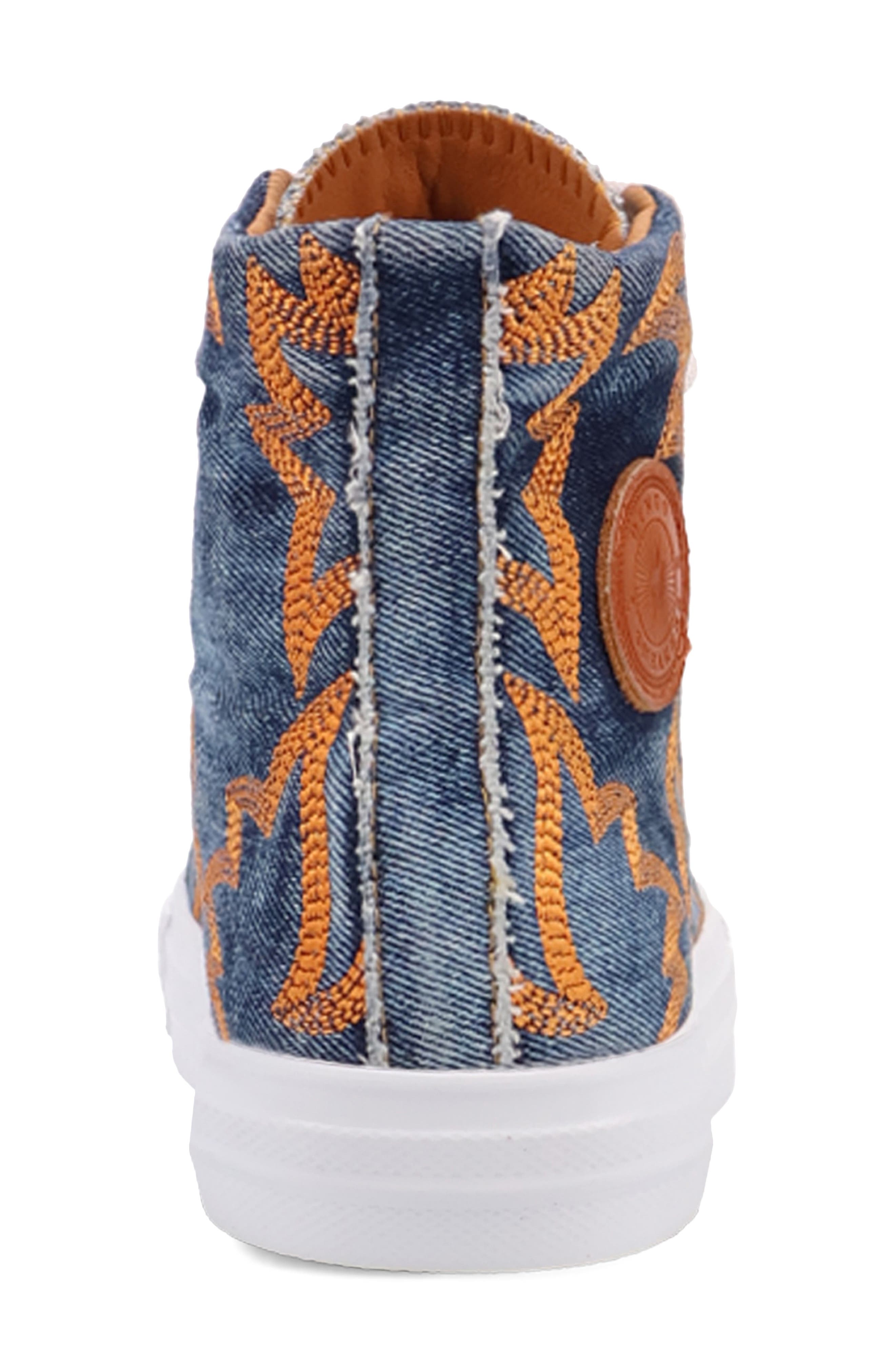 Dingo Game Day High Top Sneaker, Alternate, color, Denim