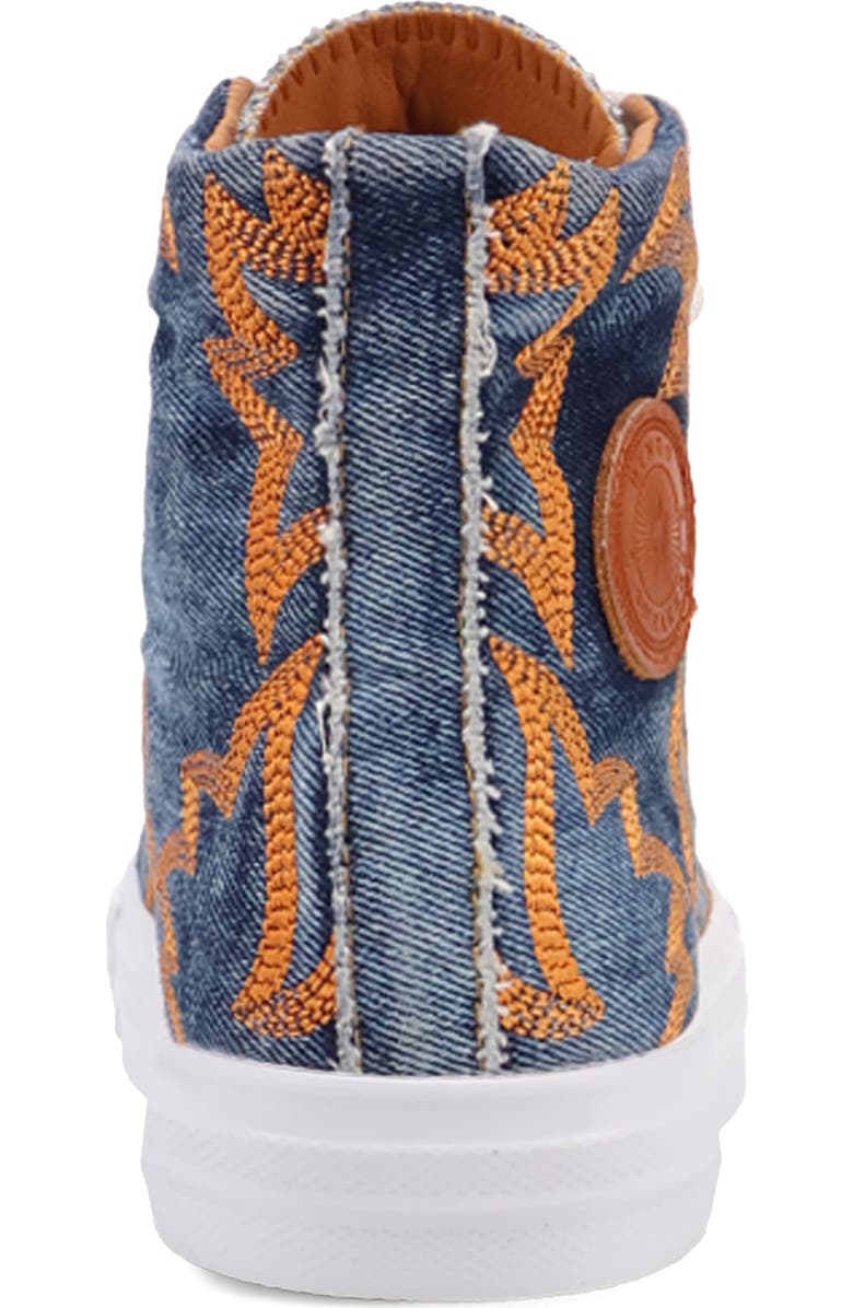 Dingo Game Day High Top Sneaker, Alternate, color, Denim