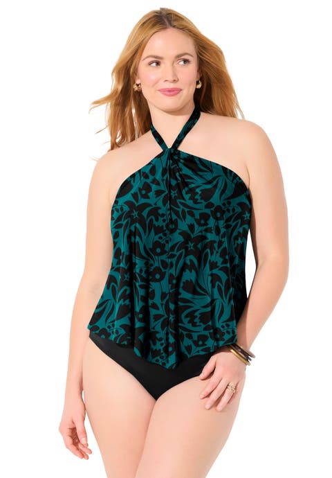 Lightweight Halter Tankini Top