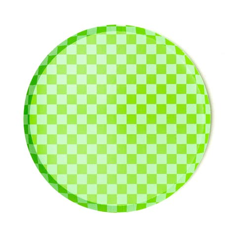 Checkered Dinner Plates