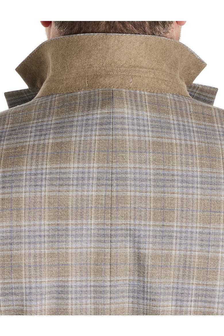 Big & Tall Plaid Sport Coat, Alternate, color, TAN